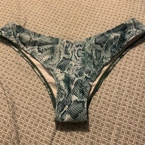 Reptile Pattern Bikini Bottoms